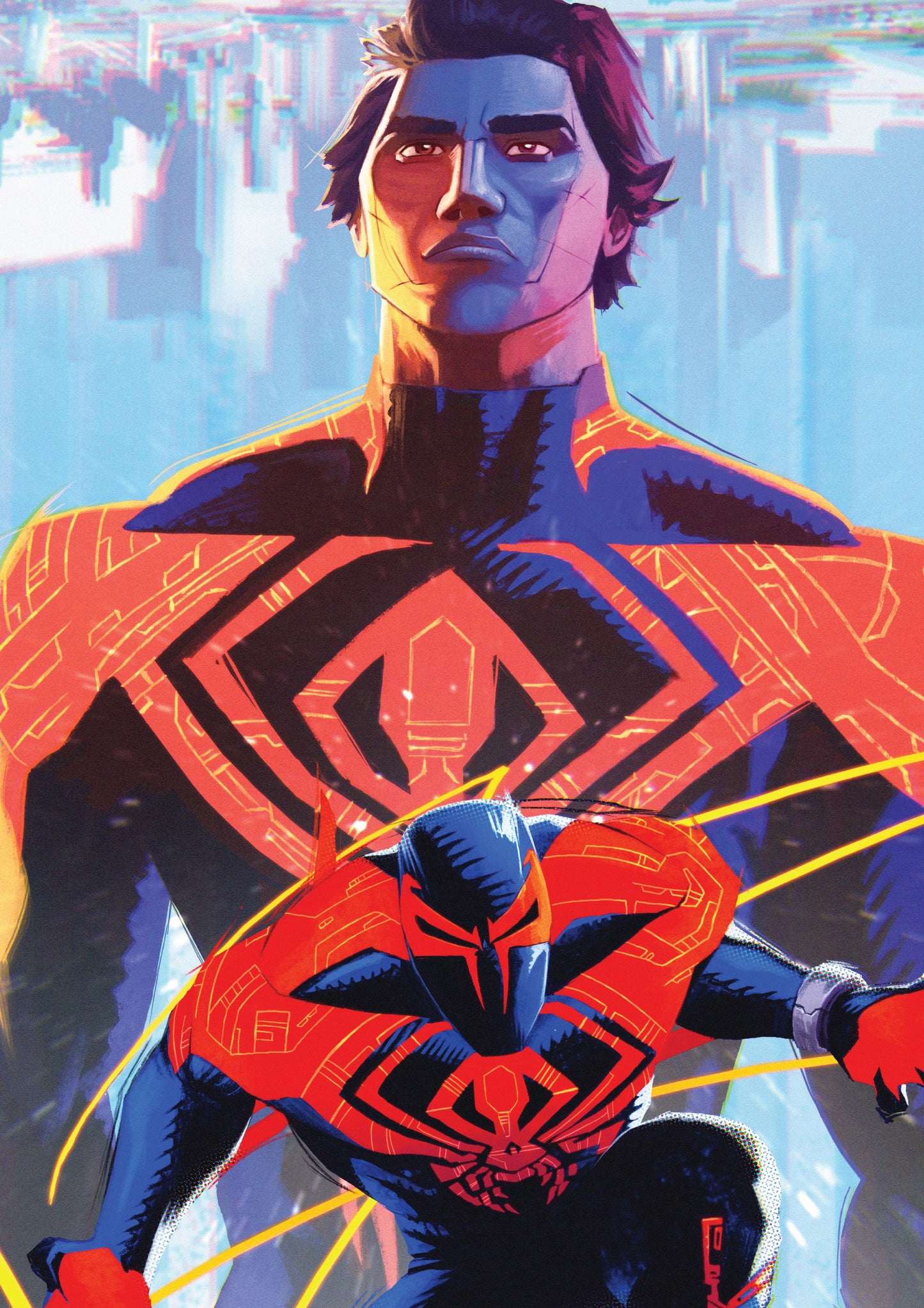 Across the Spiderverse - Miguel O'hara Art Print