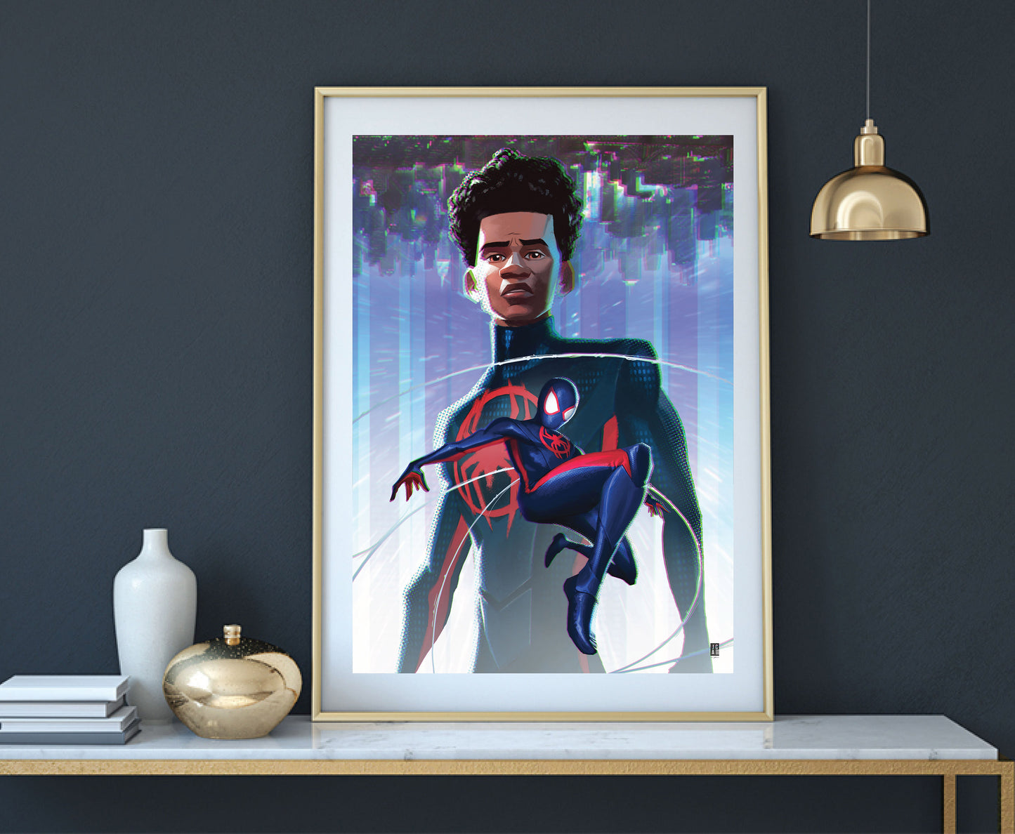 Across the Spiderverse - Miles Morales Art Print