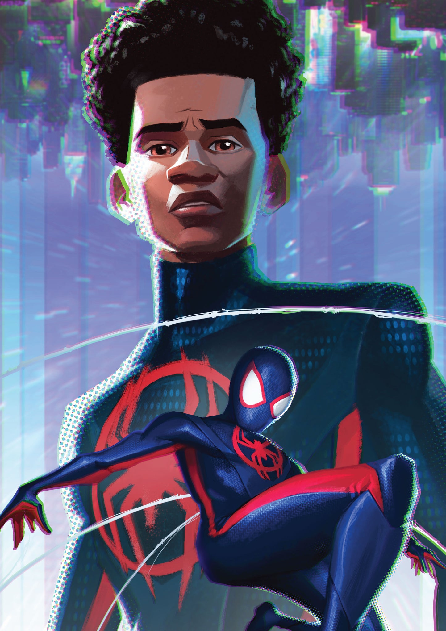 Across the Spiderverse - Miles Morales Art Print
