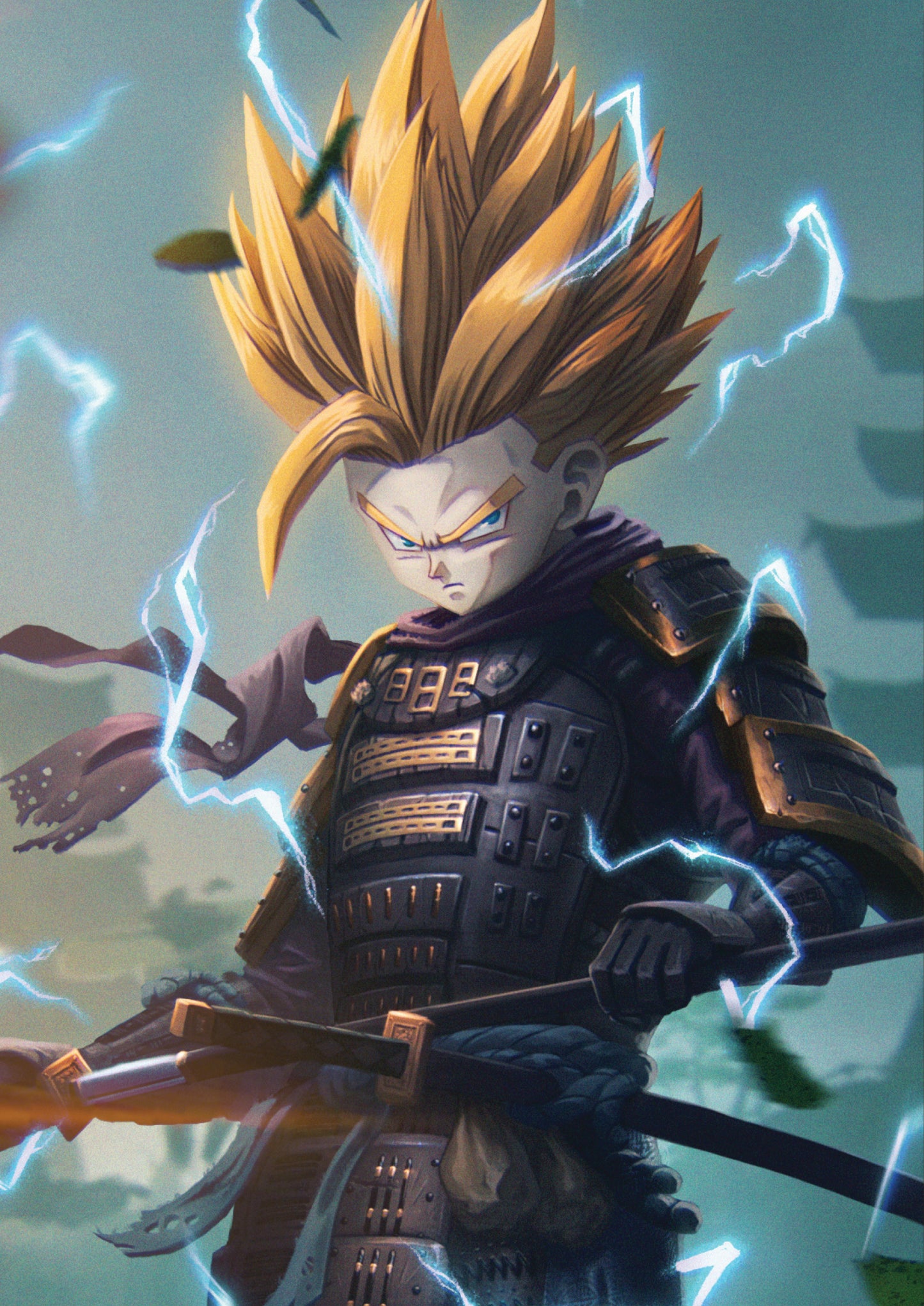 Samurai DBZ - Gohan Art Print