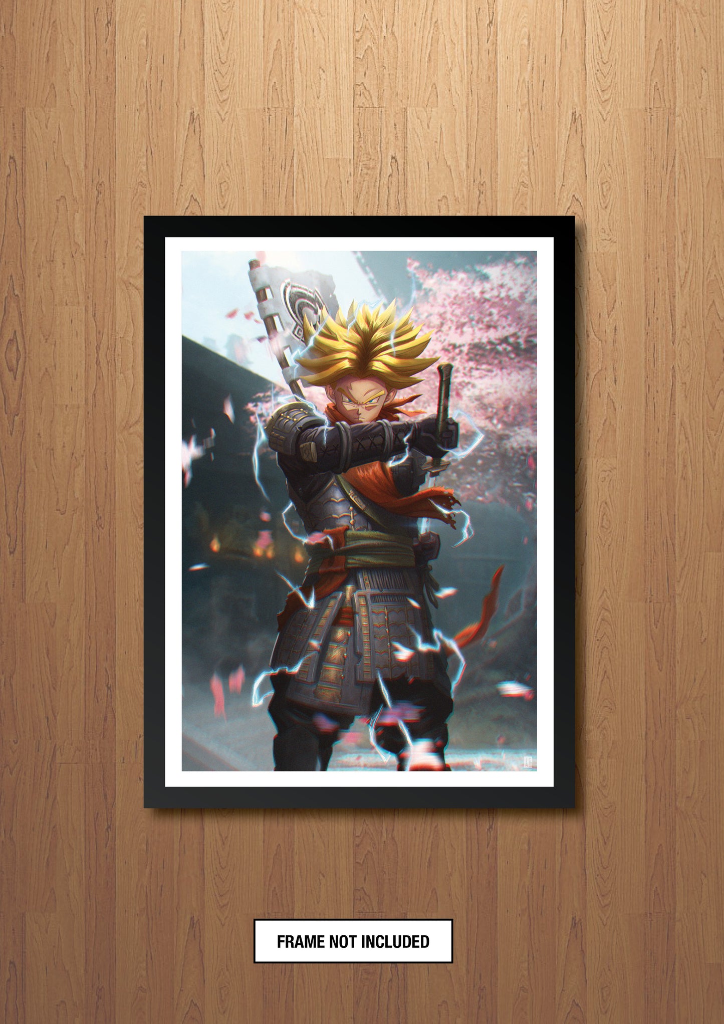 Samurai DBZ - Trunks Art Print