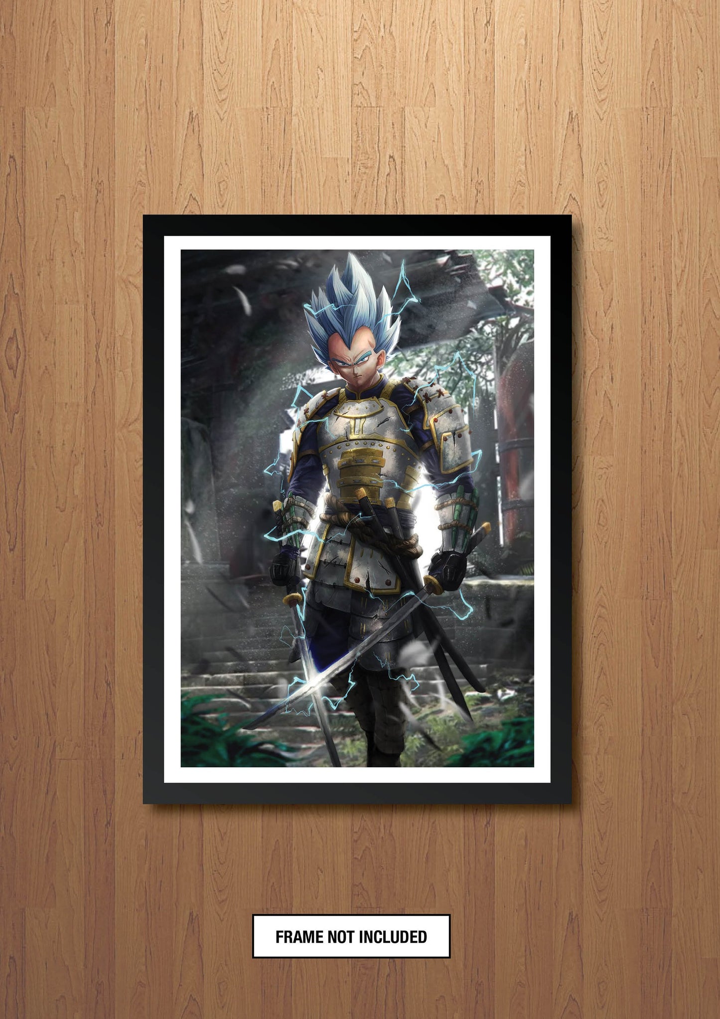 Samurai DBZ - Vegeta Art Print