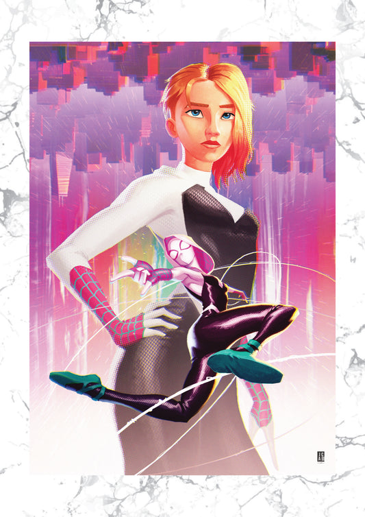Across the Spiderverse - Gwen Art Print