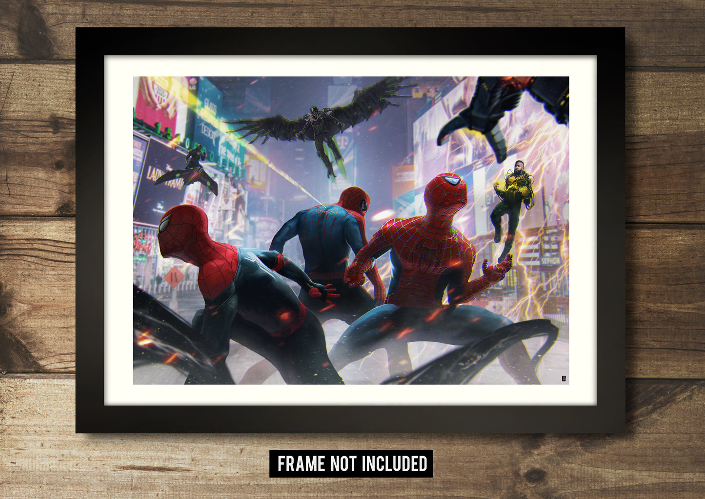 Spider-verse battle Art Print