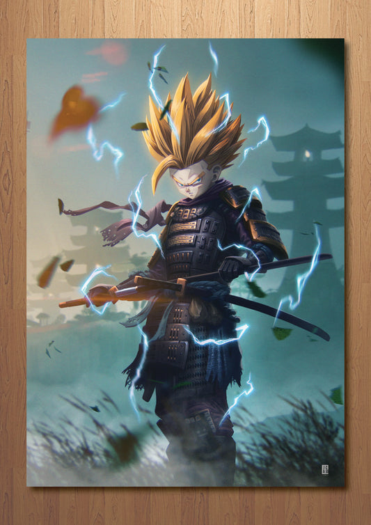 Samurai DBZ - Gohan Art Print