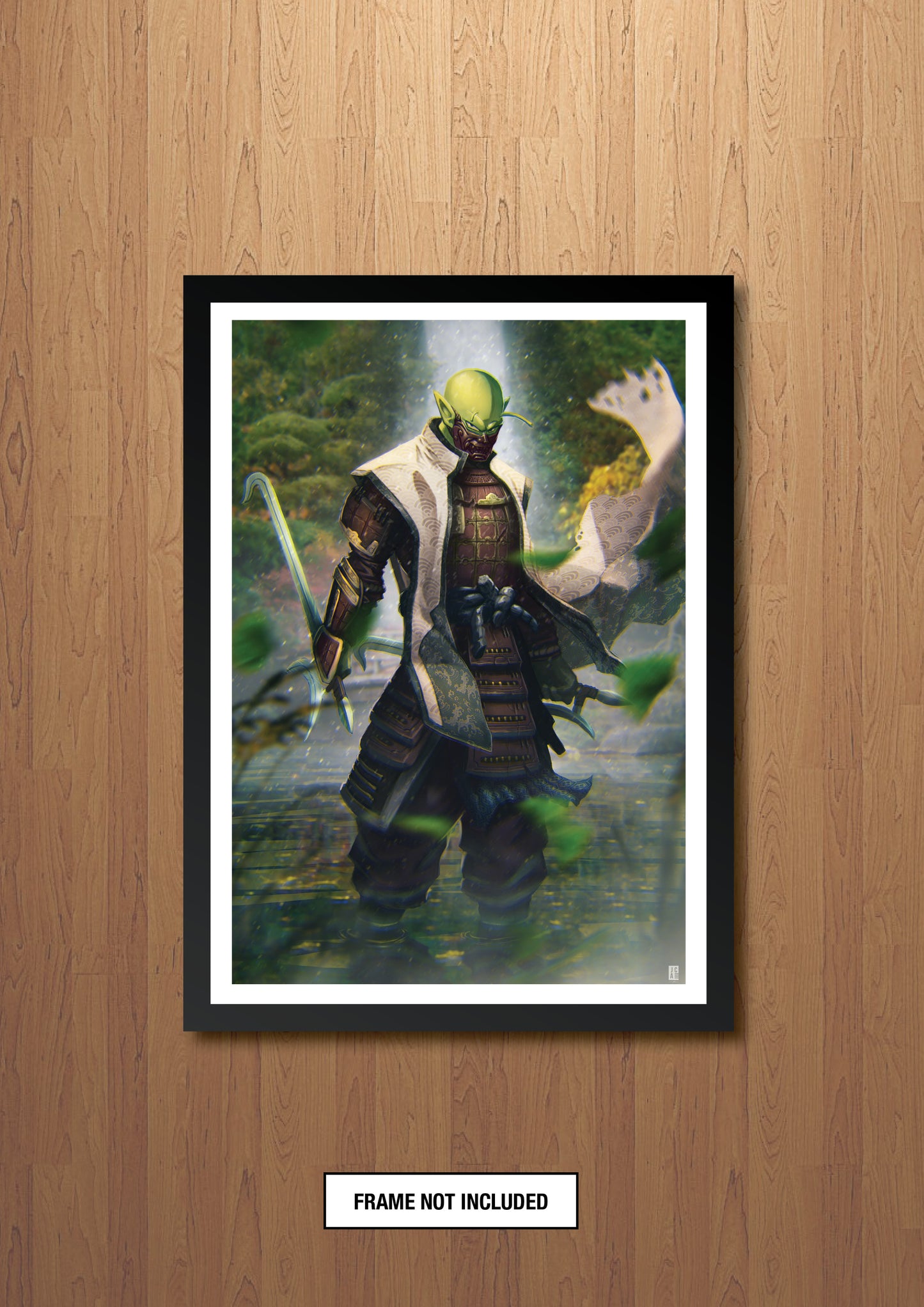 Samurai DBZ - Piccolo Art Print