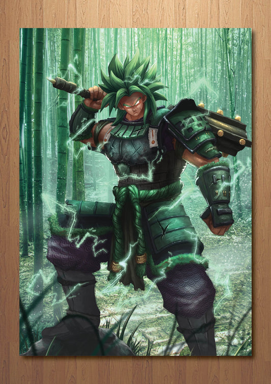 Samurai DBZ - Broly Art Print