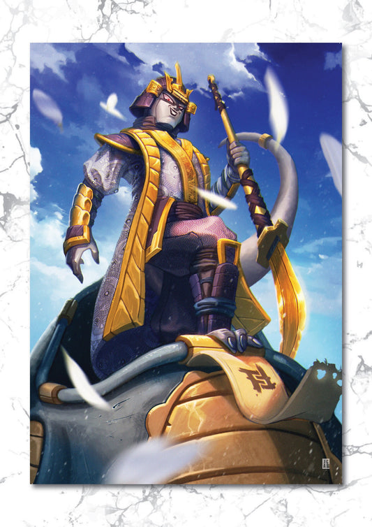 Samurai DBZ - Emperor Frieza Art Print